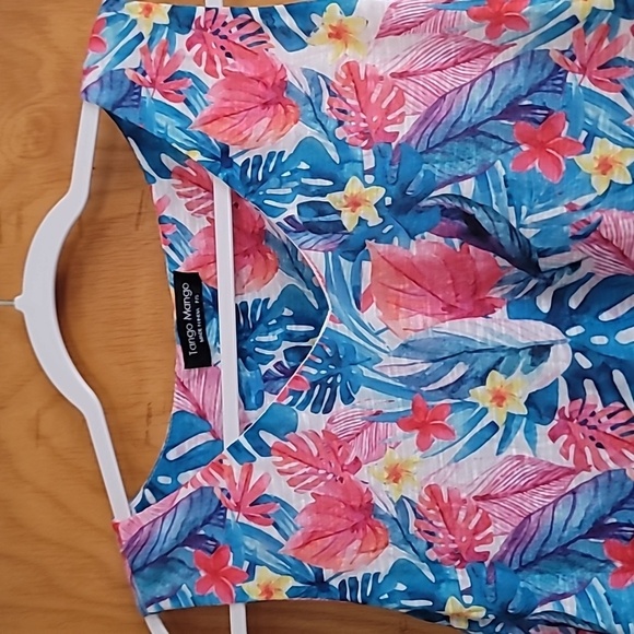 Pre owned Tango Mango Summer Floral Hi/Low Dress - Picture 2 of 8
